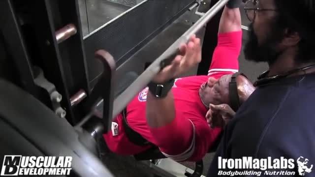 Dexter Jackson Chest Workout - 4 Weeks Out Arnold Class