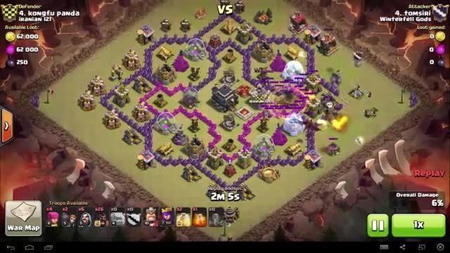 Clash of Clans - TH9 - GoHo - War 74 vs Iranian 121 - t