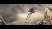 ویدیو؛ وقوع انفجار و ریزش ساختمانی در نیویورک