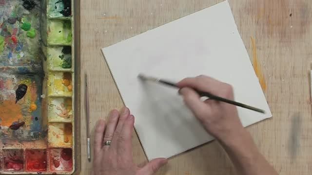 چند تکنیک برای نقاشی با آبرنگ