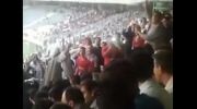 حاج آقا در استادیوم ایران و کره