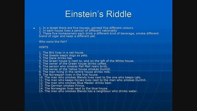 معمای اینشتین و راه حل آن [HD]
