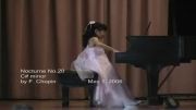 پیانو از والری كیم(8سالگی)-Chopin,Nocturne No.20 in C minor