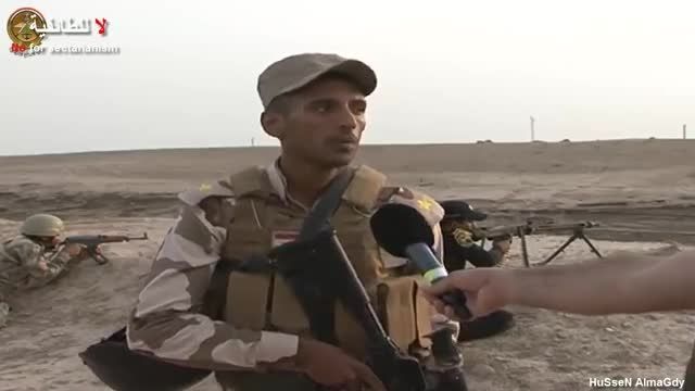 حملات ارتش عراق به مواضع خوک صفتان داعش در رمادی