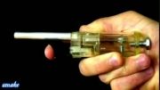 مینی لانچر: تفنگ جیبی پرتاب گلوله پلاستیکی