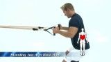 آموزش بدنسازی با کش - عضلات پشت و زیر بغل