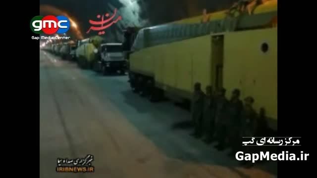 اولین ویدئو ازشهر موشکی سپاه در دل کوه و500متر زیر زمین