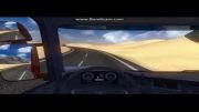 لذت رانندگی در جاده های بیابانی با SCANIA R730