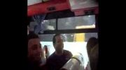 تیم ملی والیبال تو اتوبوس در اردو