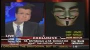 Anonymous - Hacks into Fox News Live on Air
