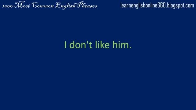 1000 Most Common English Phrases - P01 Common Expressio