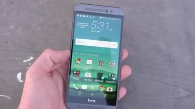 تست سقوط گوشی HTC One M9