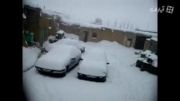 برف در روستای اردلان 11 فروردین