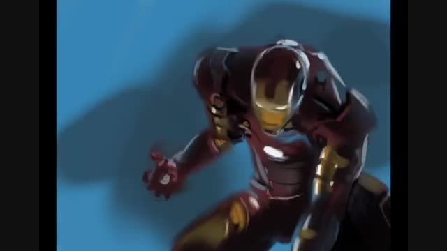 کشیدن شخصیت Iron Man با نرم افزار SpeedyPainter