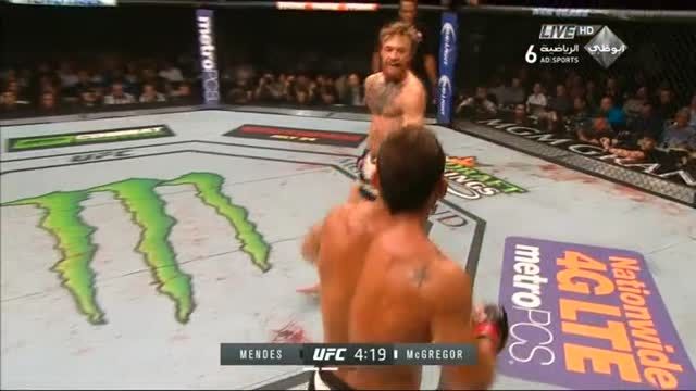 UFC 189 Mendes vs McGregor - Round 2 - CHAMPIONSHIP