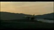 سقوط جنگنده SU-24 معیوب فرودگاه شیراز