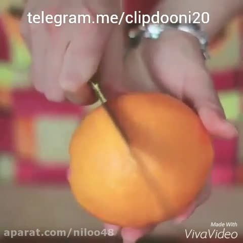 پوست کندن راحت پرتقال