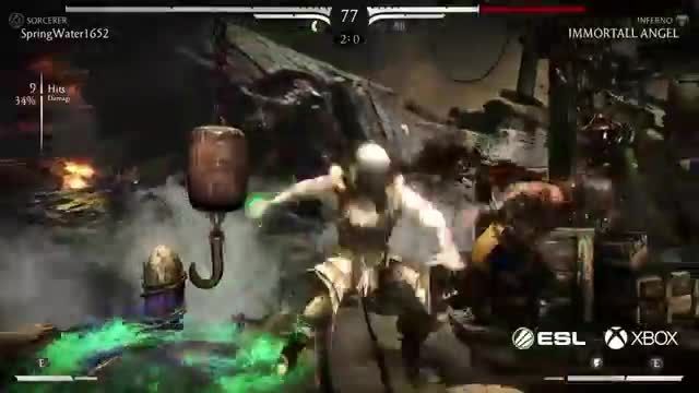 MKX Fight - QuanChi vs Scorpion