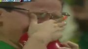 اشکهای معروف این کودک در بازی برزیل آلمان