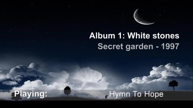 Secret garden: White stones