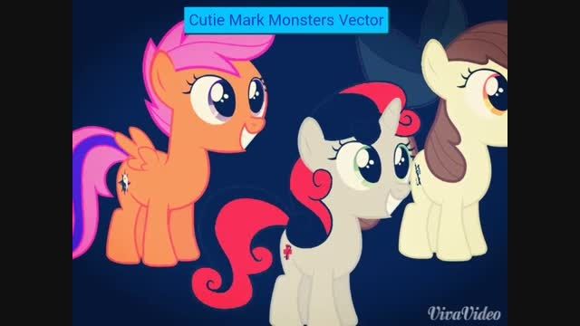 Cutie Mark Monsters Vector