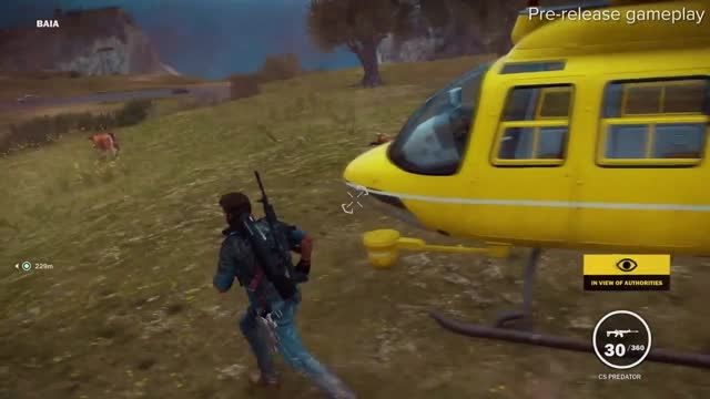 حمل گاو با هلیکوپتر در بازی Just Cause 3