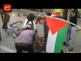 حمله نظامیان رژیم صهیونیستی به اعضای کاروان بین المللی دوچرخه سواری حامی فلسطین