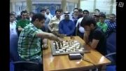 مسابقه شطرنج بلیتس احسان قائم مقامی و زاون آندراسیان