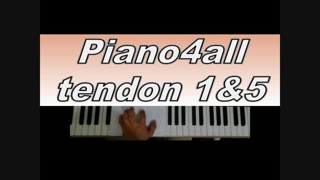 تکنیک در پیانو - تاندون 1 و 5