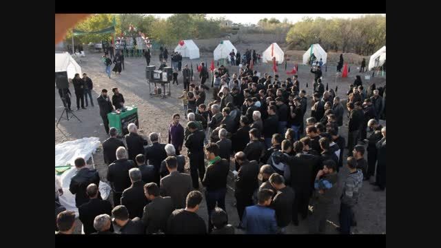 تصاویر آتش زدن خیمه ها در روستای نهوج