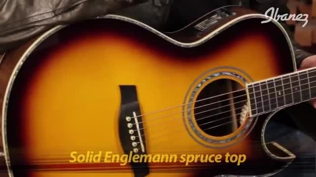 گیتار اکوستیک ایبانز (JSA5(joe satriani