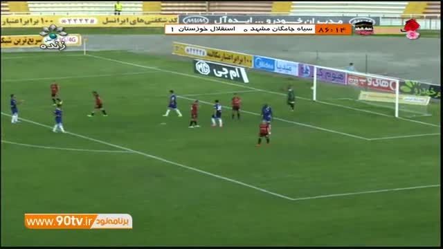 خلاصه بازی: سیاه جامگان ۰-۱ استقلال خوزستان