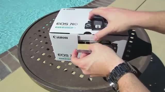 Canon 70D unboxing