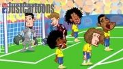 کارتون بازی برزیل و آلمان(خنده دار)