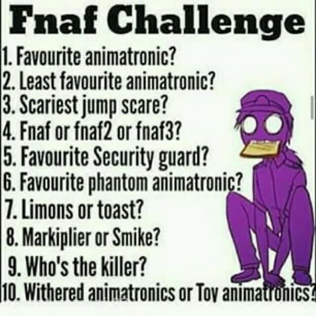 fnaf challenge