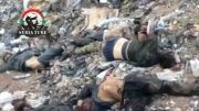 انداختن اجساد فرماندهان ارتش ازاد در زباله توسط داعش