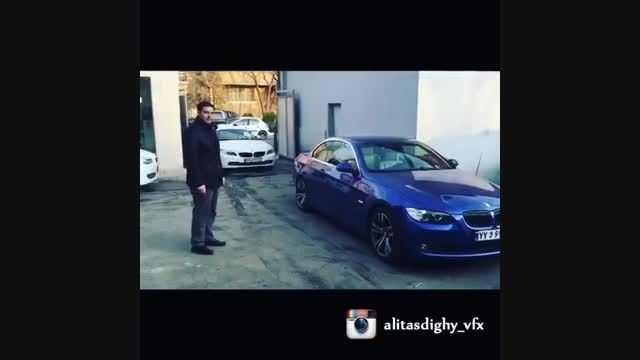 تغییر رنگ کل بدنه ی BMWکه دیروز وارد ایران شده