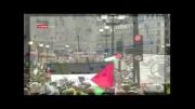 فیلم تظاهرات هزاران نفر در اعتراض به بی بی سی درباره غز