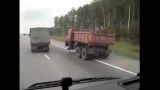 حرکت کامیون بدون چرخ جلو