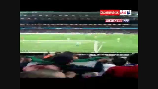 شور و هیجان تماشاچیان ایرانی در بازی با سوئد