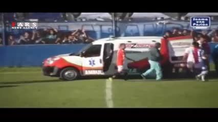 مرگ عجیب بازیکن آرژانتینی در زمین فوتبال!