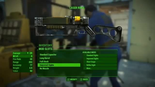 شخصی سازی سلاح ها در بازی Fallout 4 (نمایشگاه E۳ ۲۰۱۵)