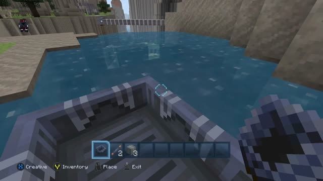پرش با قایق در آبشار  minecraft HALO EDITION  در x1
