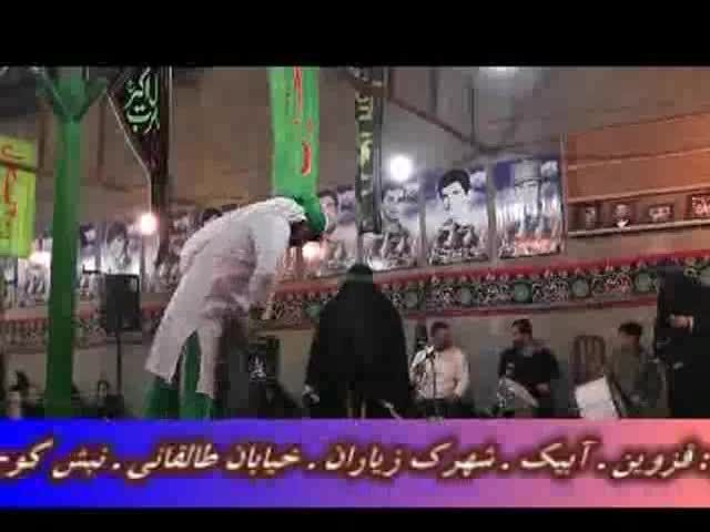 زره پوشی سهراب خلیلی در تعزیه امام حسین 94- حتما ببینید