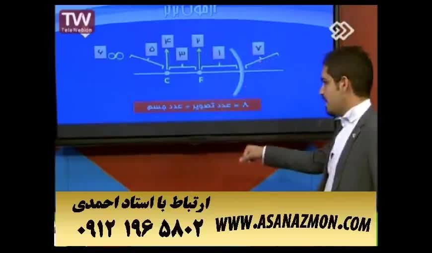 آموزش و نمونه تدریس کنکوری و حل تست های کنکور ۵