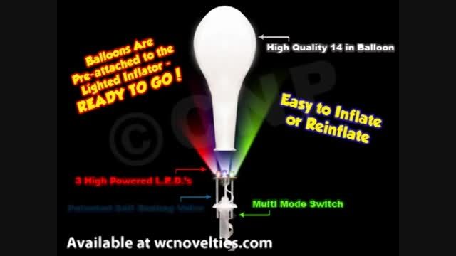 بادکنک تزئینی نورانی LED