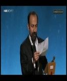 مراسم اسکار 2012-گرفتن جایزه اسکار توسط اصغر فرهادی