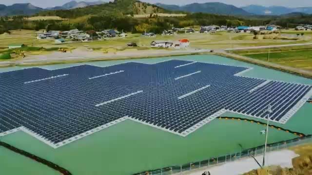 نیروگاه خورشیدی شناور در ژاپن