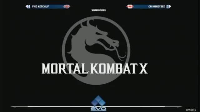 EVO 2015 - Mortal Kombat x PND Ketchup vs HoneyBee