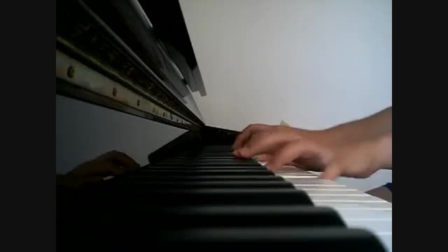 کاور پیانو rolling in the deep (کاره خودم)